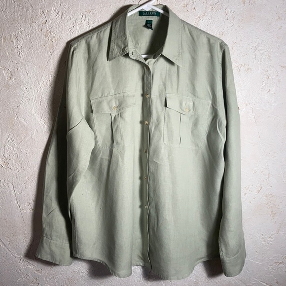 Lauren Ralph Lauren Tops - Ralph Lauren Linen Shirt